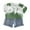 Green, variant on NAISIBABY Boy's Sets 2-Piece, Tie-Dye Graphic Short Sleeve T-Shirt and Denim Shorts Summer Fashion Outfits Clothes Green 2-3T