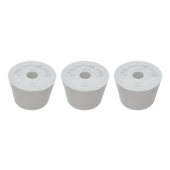 Home Brew Ohio #7.5 Drilled Rubber Stopper Set of 3