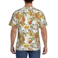thumbnail image 2 of Naloa Ducks and Flowers Men's T-Shirt Sport T-shirt Men's Basic Tee Casual Men's Shirt, Round Neck, Short Sleeves - Medium, 2 of 5