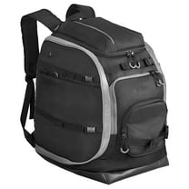 KFFKFF 70L Ski Boot Bag, Snowboard Travel Backpack for Men and Women, Waterproof Exterior and Bottom, Durable 1680D Oxford Material, Storage for Skis, Snowboard, Helmet, and Accessories (Black)