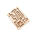 thumbnail image 1 of tamizeot Maze Game Wooden Labyrinth Board Game Marble Maze Toy Fun Learning Teaching Aids Birthday Gift Idea Durable Smooth Edge, 1 of 6
