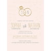 Joyful Rings Standard Wedding Invitation