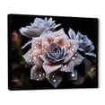 thumbnail image 2 of Designart "Blooming Blue Succulent" Succulent Floater Framed Canvas Art Print, 2 of 5