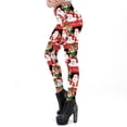 thumbnail image 4 of Sport Pants Women,Fashion High Waist Yoga Christmas Print Running Sports Pants Trouser Red S, 4 of 7