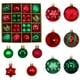 thumbnail image 2 of Christmas Holiday Accessories Painted Christmas Balls Set Plastic Balls Window Available Christmas Tree Available Christmas Tree Small Pendant, 2 of 6