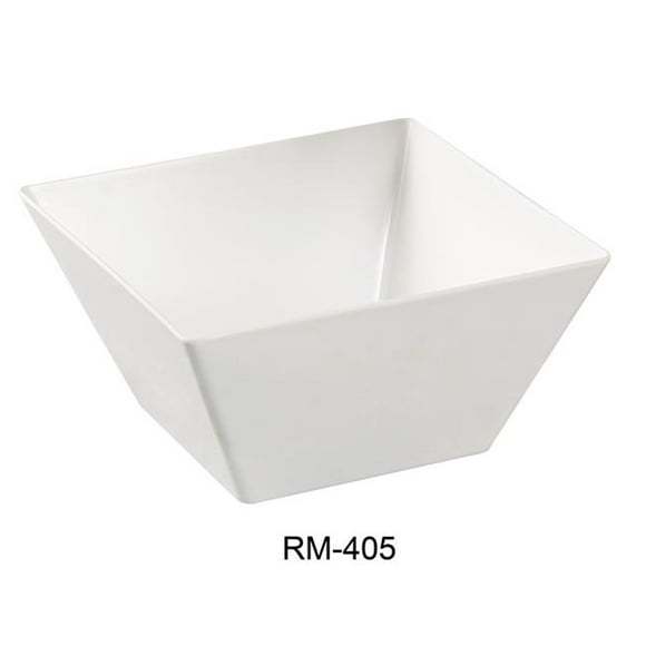 Yanco RM-405 Bol Carré de Rome&44; Blanc - 18 oz - Pack de 48