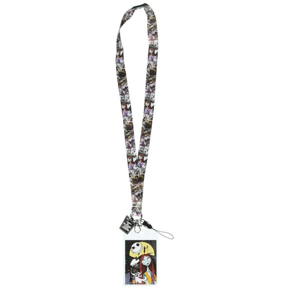 Lanyard with Soft Touch Dangle - Jack & Sally
