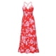 thumbnail image 4 of Vestido de túnica de cintura alta, vestido largo cruzado con escote en V profundo en la espalda para mujer, vestido largo cruzado con cuello en V, diseño a prueba de futuro, 4 of 6