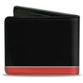 thumbnail image 2 of Dodge Wallet, Bifold, Dodge Challenger RT Emblem Stripe Black Blue White Red, Vegan Leather, 2 of 5