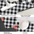 thumbnail image 3 of Black White and Gray Checkerboard Pattern Kitchen Rug Mat,Kitchen Runner Rugs Non Skid Washable,Decorative Kitchen Floor Mats for Kitchen,Sink,Laundry,17"X47", 3 of 5