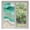 Green, variant on Grey Coastal Privacy Window Film, Decorative Frosted Glass Window Film, Summer Beach Nautical Abstract Art Reusable Peel and Stick Static Cling for Home Bathroom Office Glass Door 17.7"x39.3"