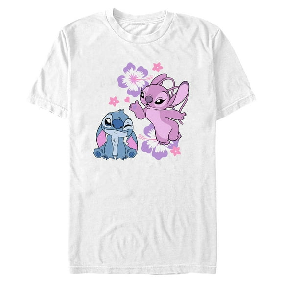 Mens Lilo & Stitch Blow A Kiss T Shirt