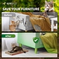 thumbnail image 6 of CAPHAUS Cat Scratcher Lounger, Reversible Scratcher, Durable & Long-Lasting, Large Cat Scratching Pad, Cat Scratching Board, Scratch Pad for Indoor Cats, Curved, Brown, 6 of 10