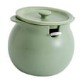 thumbnail image 2 of Esquirla Kitchen Container Ceramic Canister with Lid Spoon Accessories Seasoning Jar Tank Lard Jar for Candy Dining Room Tabletop Home M, 2 of 8