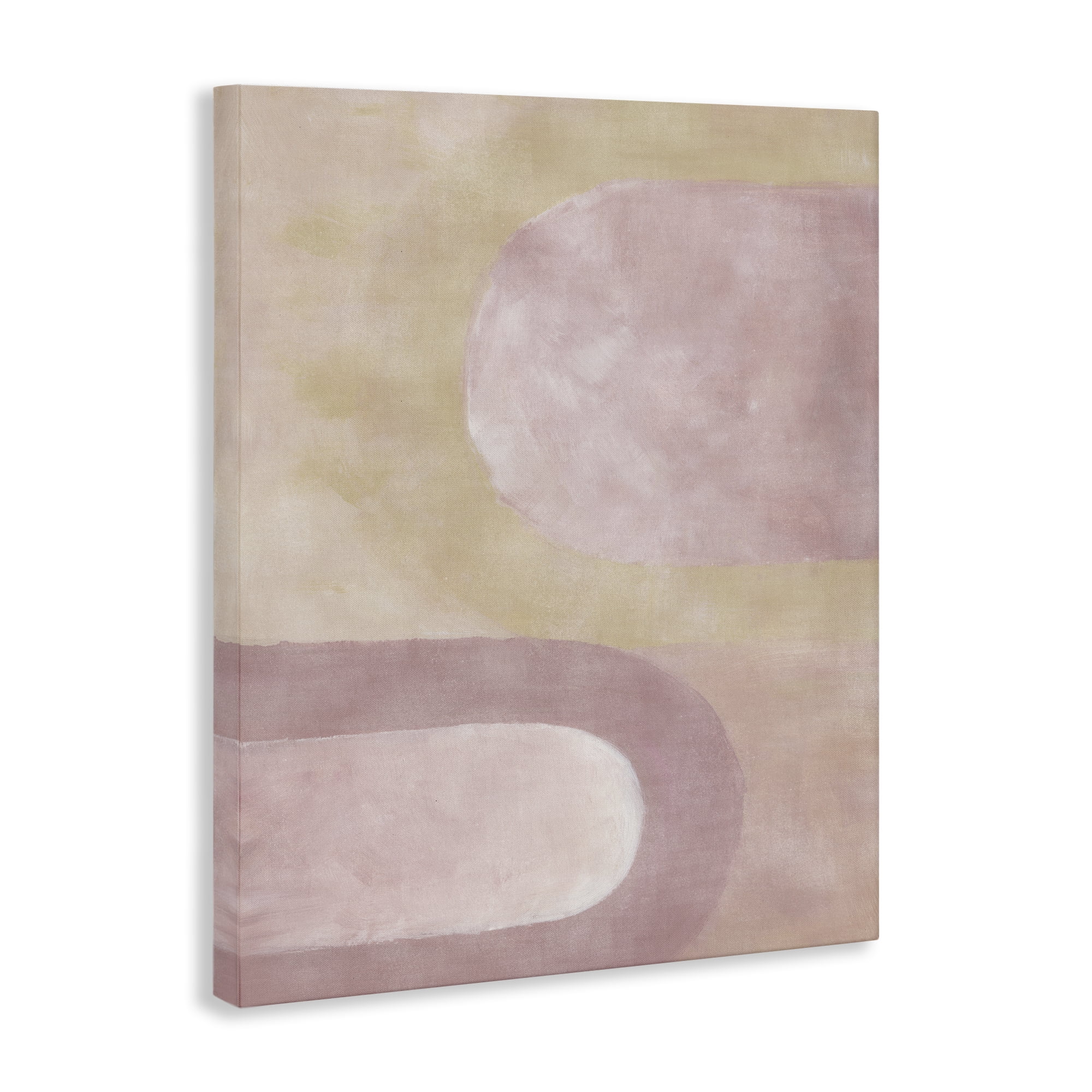 Stupell Industries Muted Pink Arches Abstract & Fractals Painting Wrapped Canvas Canvas Art Print Wall Art, 16 x 20