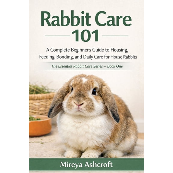 The Essential Rabbit Care Rabbit Care 101: A Complete Beginner's Guide to Housing, Feeding, Bonding, and Daily Care for House Rabbits, Book 1, (Paperback)