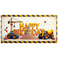 thumbnail image 5 of Construction Themed Happy Birthday Banner Backdrop Party Decorations for Birthday Parties Photography Props Decor Background for Celebration Events Kids Parties, 5 of 7