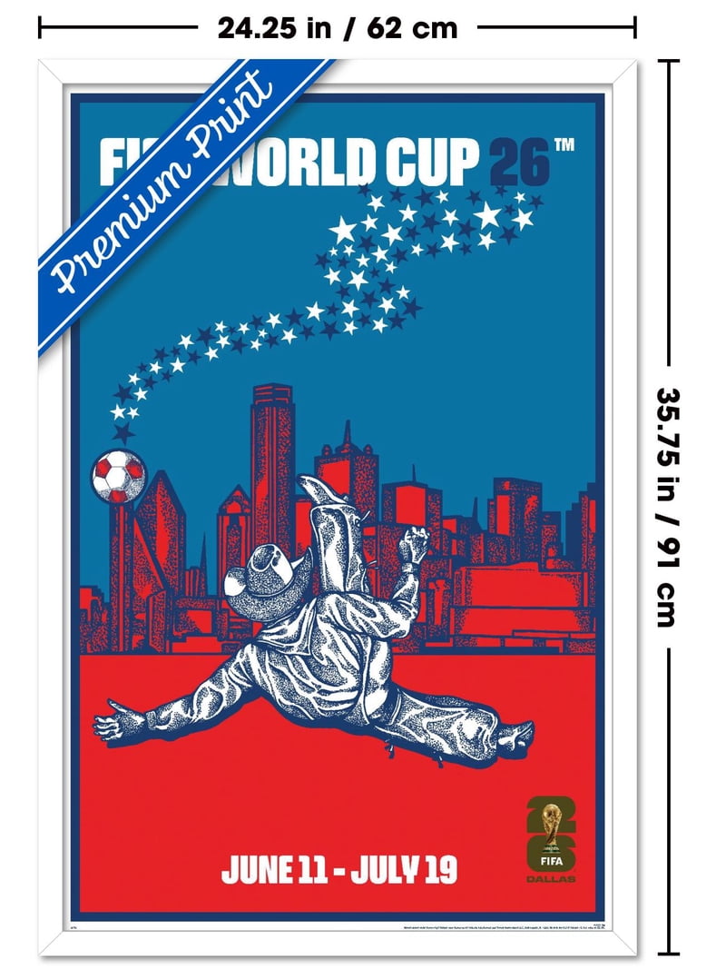 FIFA World Cup 2026 - Dallas Wall Poster, 22.375