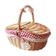 thumbnail image 1 of Cesta de picnic de mimbre decorativa con tapa y asa Cesta tejida de mimbre para parque Medio, 1 of 9