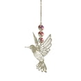 thumbnail image 2 of Crystal Suncatcher for Window Hanging Decor with Birds Iron Art Ornament for Home Garden Car Rearview Mirror Gift, 2 of 6