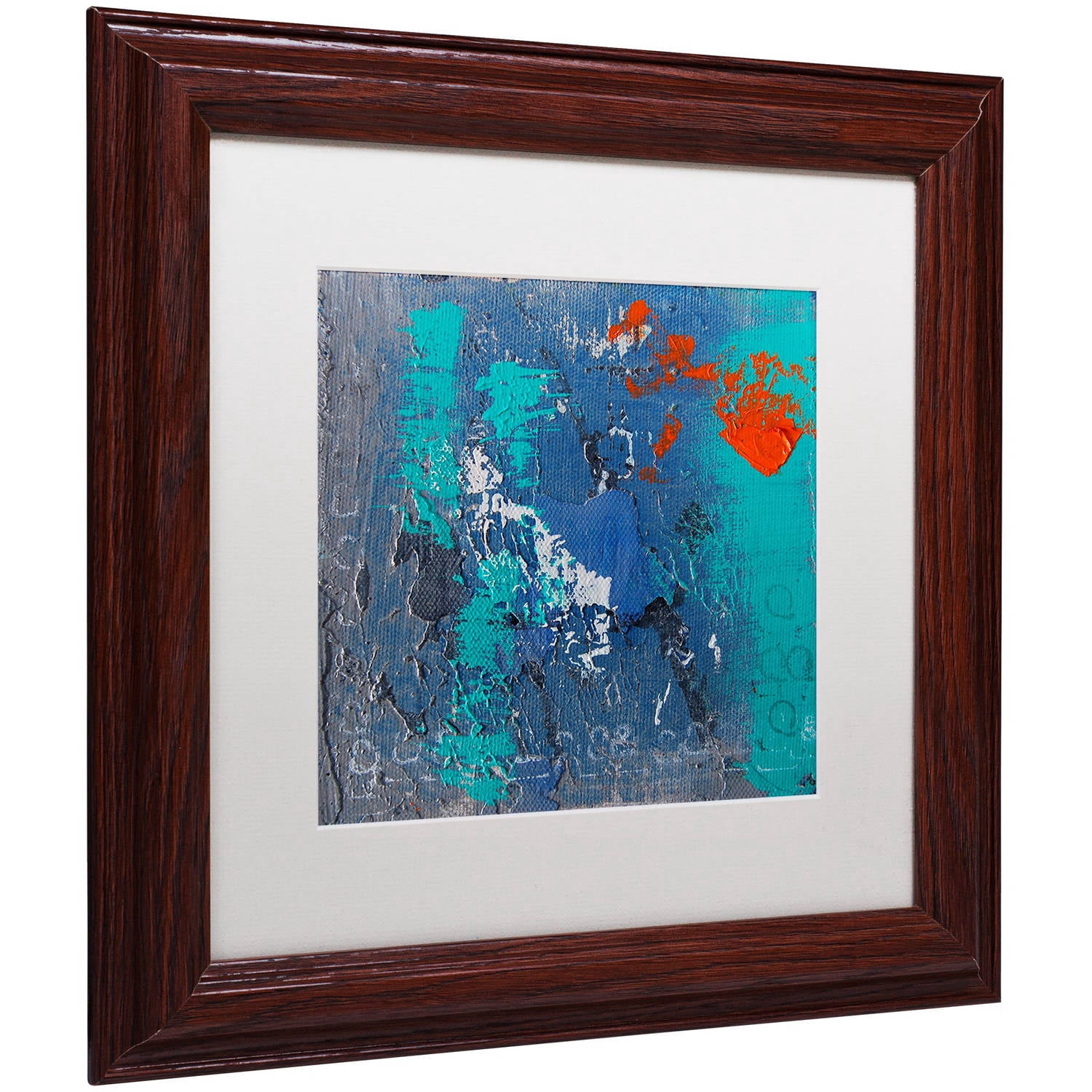 Trademark Fine Art 'Mistake' Canvas Art by Nicole Dietz, White Matte, Wood Frame
