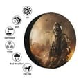 thumbnail image 4 of Balery Apocalyptic Skull Soldier Cubiertas para Neumáticos - Protector Resistente para Neumáticos de Camioneta, SUV, Remolque, Camper y RV-15 inch, 4 of 6