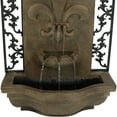 thumbnail image 7 of Sunnydaze French Lily Polystone Outdoor Wall Fountain, Florentine Finish, 7 of 7