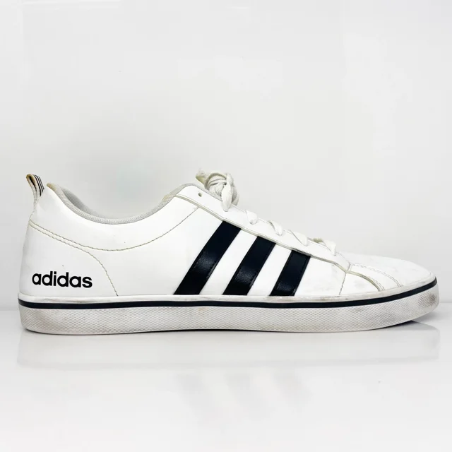Ad-id-as Mens VS Pace AW4594 White Casual Shoes Sneakers Size 12