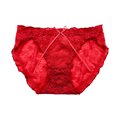 thumbnail image 1 of B91xZ sous-Vêtements pour Femmes Strings Confort Frais en Microfibre Culottes Garçonnes, Rouge Taille Unique, 1 of 4