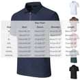 thumbnail image 2 of SAWOBUUN Men's Short Sleeve Quarter Zip Shirt Quick Dry Breathable Collared Golf Top Slim Fit Business Casual Summer Solid Color Tee, 2 of 4