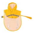 thumbnail image 2 of Veste de Pluie pour Chien, Imperméable à Capuche Multi-Usage Jaune Confortable Réfléchissant pour Camping pour Extérieur, 2 of 7