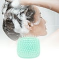 thumbnail image 2 of Unique Bargains 1 Pc Handle Grip Massage Hair Brush for Head Massage 3.15"x3.15"x2.36" Green, 2 of 6