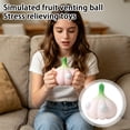 thumbnail image 4 of Bitter Melon Stress Relief Squeeze Gadget, Soft & Durable Non-Toxic Decompression Pinch, Cute Kawaii Design, Portable Fidget for All Ages, Sensory Anxiety Relief for Home & Office., 4 of 5