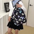thumbnail image 3 of MesaSe Women Large Capacity Fashionalbe Simple Commuter Handbag Korean BackPack(White), 3 of 8