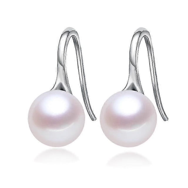 Pendientes de perlas en forma de lágrima en plata de ley 925 para mujer - Código de modelo 2179