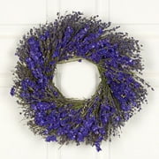 15 Inch Lavender & Larkspur Wreath
