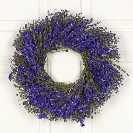 15 Inch Lavender & Larkspur Wreath