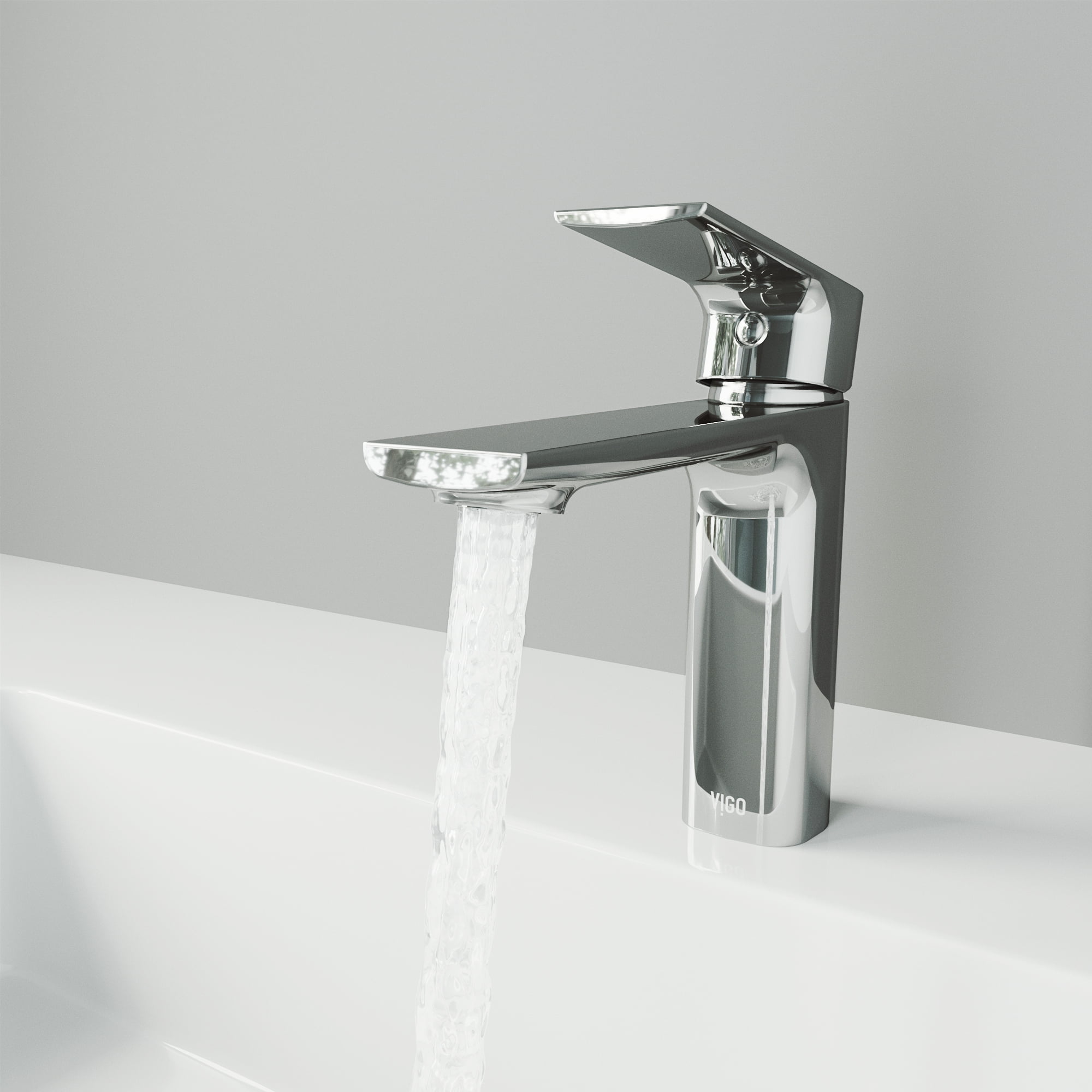 VIGO Davidson Single Handle Single-Hole Bathroom Faucet in Chrome