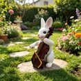 thumbnail image 3 of MKHSQHDG Sales Today Clearance Little Rabbit Playing The Violin Interior Space Resin A Start to Conversations and A Delightful Addition to Any Home Or ., 3 of 6