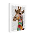 thumbnail image 2 of Trademark Fine Art 'Multicolored Giraffe' Canvas Art by Fab Funky, 2 of 3