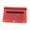 B-Red, variant on Kyusrd Pencil Pouch for 3 Ring Binder! Clear Pencil Pouch with Mesh Zipper,Multi-Color Clear Pencil Case,Cosmetic Bag Cute Pencil Case