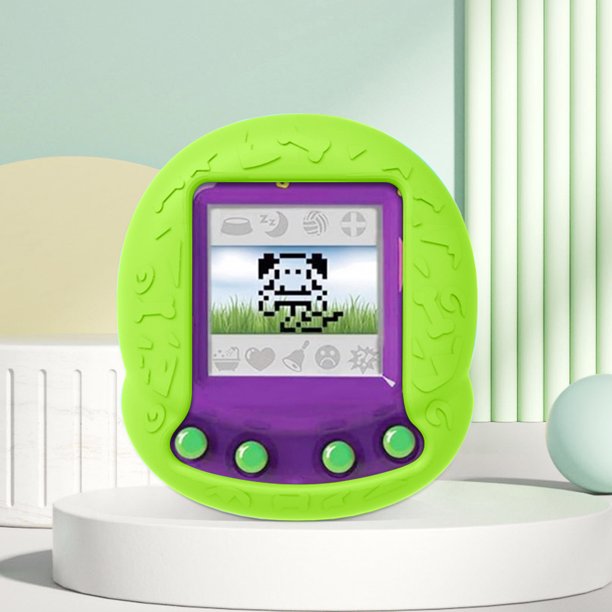 Silicone Protective Case Shockproof Protective Sleeve Anti-Scratch Anti-drop Cute 3D Cartoon Pattern for Giga Pets Virtual Pet