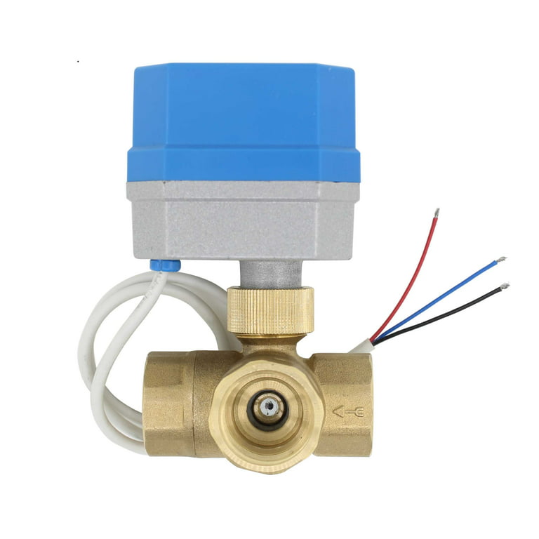 3/4 Stainless Steel Electric Motorized Ball Valve - 2 Wire Auto Return