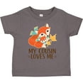 thumbnail image 3 of Inktastic My Cousin Loves Me Fox Boys or Girls Toddler T-Shirt, 3 of 5