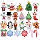 thumbnail image 2 of Globo de aluminio grande para Navidad, diseño de Papá Noel, muñeco de nieve, pingüino, caramelo, decoración para fiesta con temática de Feliz Navidad, 2 of 5
