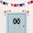 thumbnail image 4 of Yhmxh 4th of July Door Toppers Wooden Patriotic Celebration Door Corner Frame, Independence Day Door Corner Decoration, Red White Blue Stars Decor for Memorial Day Party, 4 of 6