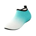 thumbnail image 2 of Gradient Water Shoes, Water Shoes for Women Men for Swim Pool Beach Camping Cruise Vacation Quick-Dry Aqua Socks Barefoot Yoga Travel Accessories Must Haves Zapatos De Agua 2026 New, Green 10, 2 of 4