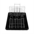 thumbnail image 4 of SalonMore 2 Tier Dish Drainer Drying Rack Large Capacity Kitchen Storage Stainless Steel Holder,Washing Organizer, 4 of 5