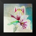 thumbnail image 2 of Boho Hue Studio 12x12 Black Modern Framed Museum Art Print Titled - Magnolia Pair, 2 of 5