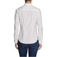 thumbnail image 2 of Eddie Bauer Women's Wrinkle-Free Easy Care Long-Sleeve Shirt Solid White XL, 2 of 2